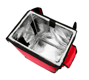 กระเป๋าเก็บความร้อนแบบกันน้ำสำหรับส่งอาหารด้วยมอเตอร์ไซค์ ขนาดใหญ่ 42 ลิตร สำหรับปิกนิกกลางแจ้ง ใส่เค้ก พิซซ่า ได้ - Product Image 6