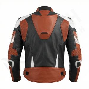 Chaqueta de Motociclista de Cuero Genuino para Hombre de la Mejor Calidad, Nueva Colección de Invierno, Chaquetas de Motocicleta con Protecciones Desmontables Personalizadas - Product Image 2