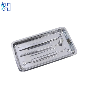 Bac à vomissements en forme de rein sur mesure en acier inoxydable, plateau pour instruments chirurgicaux, laboratoire dentaire, alimentation manuelle, CE - Product Image 1