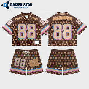 เสื้อฟุตบอลตาข่ายแบบมีลายสก็อต/สีพื้น ปักชื่อทีมได้ตามต้องการ โลโก้ด้านหน้า ผลิตจากโพลีเอสเตอร์ 100% ระบายอากาศได้ดี แห้งเร็ว แขนสั้น เหมาะสำหรับทุกฤดูกาล - Product Image 4