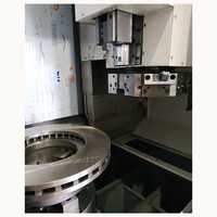 Machine à tourner verticale CNC Hengga LYV-LS500, machine à rectifier verticale CNC pour disques de frein, machine à tourner et à rectifier CNC