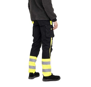 Pantalones de Trabajo de Alta Visibilidad para Seguridad Vial, Ligeros, con Cinta Reflectante, Cremallera en las Piernas, Pantalones de Trabajo de Seguridad para la Construcción para Hombre - Product Image 6
