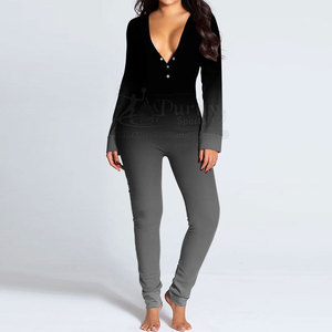 Combinaison à volants très appréciée, respirante, pour le fitness, style tendance, pour femmes - Product Image 4