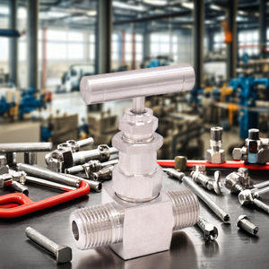 C Way High Quality Adjustable Mini Male Straight <b>Needle</b> <b>Valve</b> Stainless Steel 1/4 In. Normal Temperature 1 Year Warranty for Gas - Product Image 5