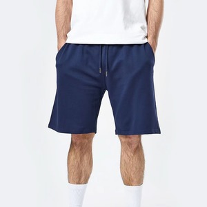Custom Logo <b>Men</b> Summer Casual Running <b>Elastic</b> Waist Breathable Eco-Friendly Solid Quick Dry Cotton Sweat <b>Shorts</b> - Product Image 4