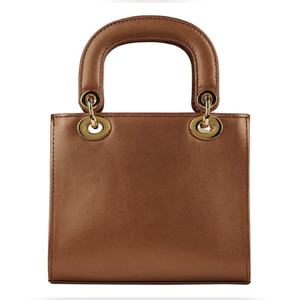 Classic Brown Leather Tote Bag for Women Luxury <b>Top</b> Handle Handbag Stylish Designer Purse Premium Quality Everyday Carry Bag - Product Image 2