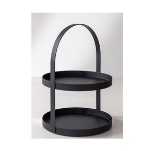 Refined Metal Cake Stand for Dessert Presentation Festive Gathering Display Table Accent and Serving Functionality - Product Image 4
