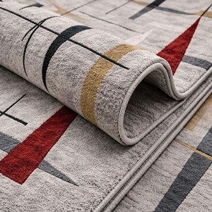 Alfombra Moderna Abstracta Geométrica Hecha a Mano, Alfombra Grande y Suave para Sala de Estar, Tapete Contemporáneo para Piso, Decoración del Hogar, Duradera y Elegante - Product Image 6