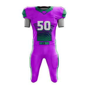 Uniformes de football américain personnalisés de haute qualité, respirants et à séchage rapide, avec des motifs sublimés vierges - Product Image 2