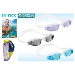 Occhialini da nuoto Intex Aqua antiappannamento con protezione UV per bambini e adulti, per uso in piscina - Product Image 1
