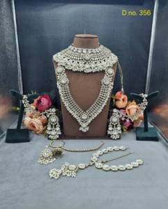 Circular Motif Elegant <b>Kundan</b> Necklace Set Traditional Wedding <b>Artificial</b> <b>Jewellery</b> Wholesale Pack for Women Bridal Jewelry Sets - Product Image 2