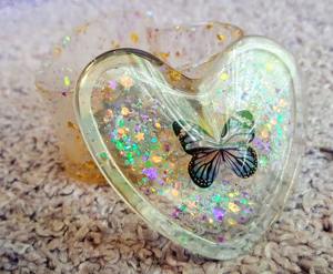 Caja de Resina Decorativa Hecha a Mano para Joyas, Organizador de Almacenamiento de Joyas, Pequeña Caja de Resina Personalizada para el Hogar y Regalos - Product Image 4