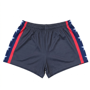 Shorts de basketball en polyester de haute qualité, personnalisables avec logo OEM, sublimation, shorts de sport en mesh pour hommes, shorts de plage. - Product Image 1