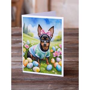 การ์ดอวยพรการล่าไข่อีสเตอร์ขนาดเล็ก A7แปลกๆ8ใบขนาด5x7พร้อมซอง - Product Image 2