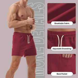 Mens Everyday Cargo Shorts Comfortable Drawstring Waist Pocket Short Pants Summer Outdoor Fitness Casual Streetwear Shorts - Product Image 3