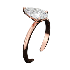 Diamante Sintético Cultivado en Laboratorio, Corte Pera, Calidad DEF VVS VS1 HPHT CVD, Certificado IGI, para Fabricación de Joyería - Product Image 1