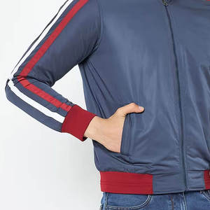 Veste bomber longue pour homme, design moderne, style streetwear décontracté, sportif, confortable, douce, respirante, séchage rapide - Product Image 4