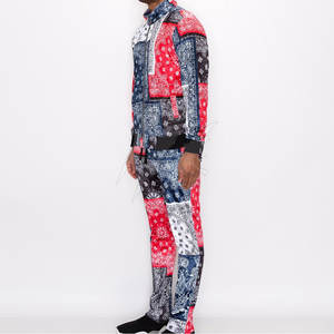 Chándal Sublimado de Manga Larga para Hombre, Precio Económico, Venta al Por Mayor OEM, Nuevo Diseño, Conjunto de Chándal Sublimado de Algodón - Product Image 2