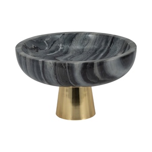 Luxury <b>White</b> <b>Marble</b> <b>Round</b> Bowl Premium Handmade Stone Serving Bowl Shallow Minimal Decorative Bowl for <b>Dining</b> <b>Table</b> Kitchen Deco - Product Image 5