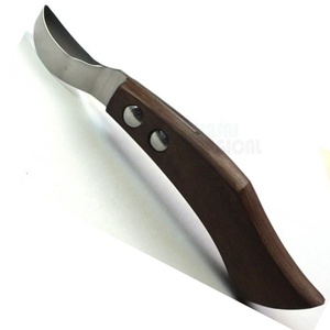 Hasni-cuchillos de acero inoxidable de alta calidad con mango de madera, Logo quirúrgico personalizado, hechos en paquistaní - Product Image 4