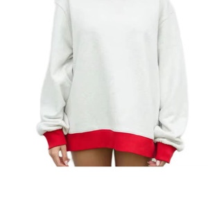 เสื้อสเวตเชิ้ตผู้หญิง คอเต่า ผ้าฝ้ายฟลีซ 100% แขนยาว สวมใส่สบาย สไตล์สตรีทแวร์ รับสกรีนโลโก้ ขายส่ง - Product Image 2
