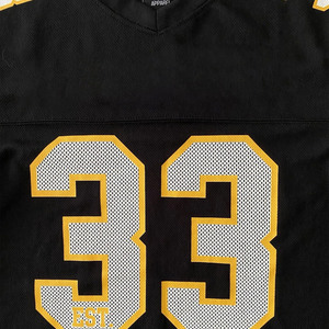 2026 New Arrival Unisex American Football Jersey T-<b>Shirt</b> Short Printed Quick Dry Autumn Boxy Fit Mesh Custom Cropped 100% - Product Image 5