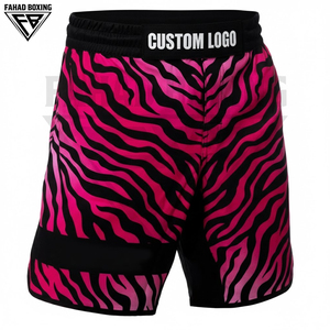 Bon Fournisseur, Service OEM ODM, Shorts de MMA Ultra-Légers Renforcés et Imprimés, 100% Polyester, Vêtements d'Arts Martiaux - Product Image 2
