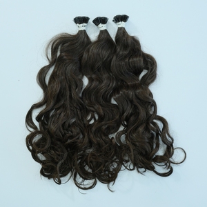 Extensions de cheveux humains 100% de haute qualité pointe plate kératine italienne avec des cheveux crus vietnamiens slaves pointe plate extensions de cheveux crus - Product Image 6