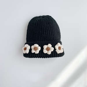 Gorros de Punto Personalizados, Suaves y Cálidos para Bebés, Niños Pequeños, con Bordado de Oso, para Niños y Niñas, Otoño e Invierno - Product Image 3