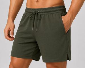 Pantalones Cortos Deportivos para Hombre, de Moda, de Alta Calidad, con Bloques de Color, de Poliéster/Algodón, con Cordón Ajustable, Cintura Media, Resistentes al Viento y Ecológicos - Product Image 3