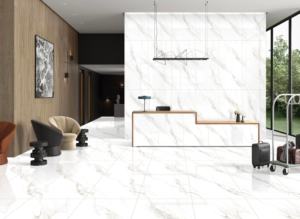 Carreaux de porcelaine brillants effet marbre italien de qualité supérieure, dimensions 800x1600, 1200x1800, 750x1500 mm, dalles de luxe pour projets - Product Image 2