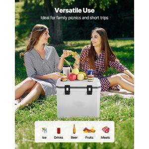 Frigo Portatile Rigido da 38 QT con Maniglie Robuste e Portabicchieri, Materiale Isolante LLDPE, Capacità 15L - Product Image 3