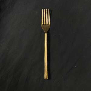 Gold PVD coated <b>Flatware</b> Set of 4 Cutlery Spoon Fork Knife Plain Hand Forged Handle New Design Restaurant Hotel And Home Use - Product Image 6