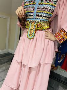 2023 Vintage Kuchi afgano étnico Tribal traje hecho a mano bordado completo tradicional Pashtun cultura vestido paquistaní afgano - Product Image 5