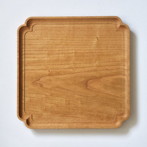 Oval Wooden Serving <b>Plate</b> Solid Color Handmade Minimalist Design Dishes & <b>Plates</b> Dinnerware platter Round <b>plate</b> - Product Image 6