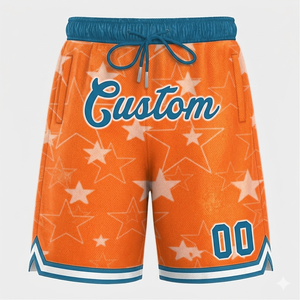 Shorts de basket-ball pour hommes 100% polyester légers à séchage rapide, couleurs dégradées, impression de logo personnalisée, motif uni, short de basket-ball - Product Image 1