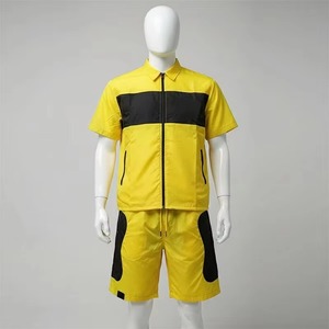 plus size windbreaker <b>set</b> Eco-Friendly Breathable short sleeves short length Polyester/Nylon windbreaker <b>set</b> - Product Image 1