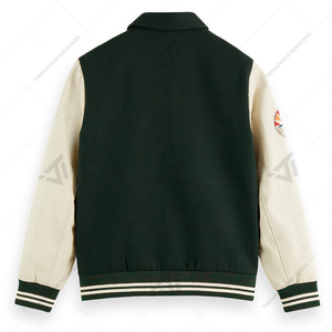 Personalizado College Essentials FAMU bordado béisbol Universidad lana cuero manga Letterman Varsity chaqueta UNISEX - Product Image 6