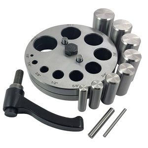 Juego de Cortadores de Disco con Orificios Circulares, 10 Punzones de 1/8" a 1-1/4" de Diámetro, Herramientas de Corte para Joyería y Conformado de Metal - Product Image 4
