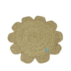 Trending Vintage <b>Rug</b> Handmade Seagrass Water Hyacinth Woven Natural Fiber <b>Rustic</b> Boho Farmhouse Floor Home Decoration - Product Image 6