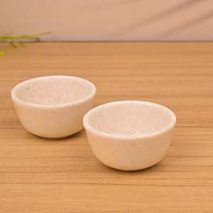 Mini-bol à trempette en céramique blanc, style moderne, vaisselle fabriquée en Inde par Abhita Retail Pvt Ltd, idéal pour la maison, les fêtes, les restaurants, prix d'usine - Product Image 1