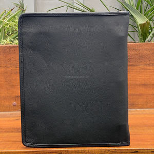 Premium Document Organizer Hot Selling Tooled Leather A4 A5 Size File Cover Floral Design Portfolio Organizer Office <b>Binder</b> - Product Image 5