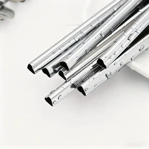 Ensemble de pailles réutilisables en acier inoxydable de qualité supérieure avec pailles droites et courbées - Product Image 1