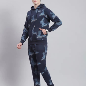 2026 Manufacture High Quality Custom Size Sublimation Tracksuits Oversized <b>Pullover</b> <b>Men</b> Printed Custom Winter Sweat suit Set - Product Image 2
