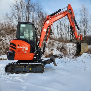รถขุดขนาดเล็กขายส่ง 1.5 ตัน 1.8 ตัน 2 ตัน 2.5 ตัน 3.5 ตัน เครื่องยนต์ Kubota ได้รับมาตรฐาน CE รถขุดตีนตะขาบสำหรับงานเกษตร - Product Image 6
