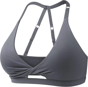 เสื้อชั้นในกีฬาผู้หญิง OEM แบบไร้ตะเข็บ ผ้าริบ สำหรับโยคะและออกกำลังกาย รับทำโลโก้ ชุดออกกำลังกาย - Product Image 1