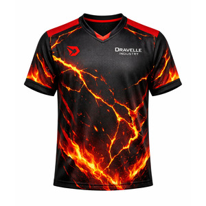 Camiseta Deportiva Personalizada con Impresión por Sublimación, Transpirable, de Malla de Poliéster, para Equipos, Clubes y Marcas, Industria Dravelle - Product Image 1