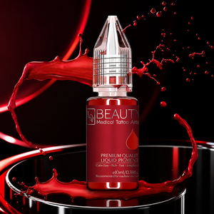 Inchiostro per Tatuaggi LOVBEAUT PMU, Pigmento Semi-Permanente per Labbra per Microblading e Lip Blush da Artisti PMU - Product Image 1