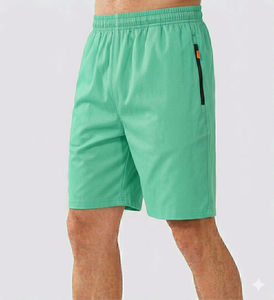 2026 High Quality Men's <b>Shorts</b> with pockets Front Canvas Fabric Quick Dry Breathable Drawstring Closure Custom Casual Summer - Product Image 1