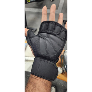 Ventilated Workout <b>Gloves</b> for Men and Women New Rubber Gym Fitness Cross Training <b>Gloves</b> with Built-in Wrist Wraps - Product Image 4